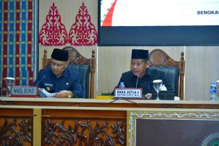 Pandangan Umum Fraksi, DPRD Bengkalis Gelar Rapat Paripurna Ranperda