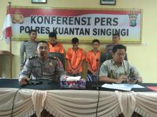 Polres Kuansing Tangkap 25 Orang Dan Amankan 100 Gram Sabu Dua Bulan Terakhir