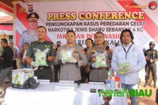 Shabu 4 Kg Jaringan Internasional Berhasil di Gagalkan Tim Gabungan Polres Bengkalis