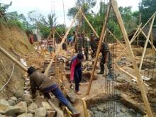 RTLH Masuk Proses Pengecoran