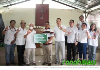 Persekutuan Oikoumene JNE Berbagi Kasih di Yayasan Pelita Jiwa