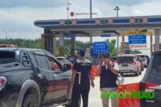 Lonjakan Pengguna Jalan Tol Pekanbaru-Dumai Capai 37.101 Kendaraan Selama Nataru