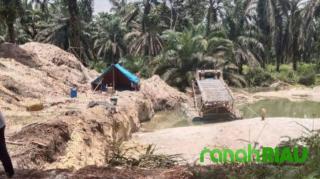 Warga Geram..! PETI Beroperasi di Lahan Perkebunan Kelapa Sawit Transmigrasi