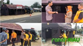 Polres Kampar Dirikan Pos Kesehatan Terpadu Penanganan Dampak Karhutla