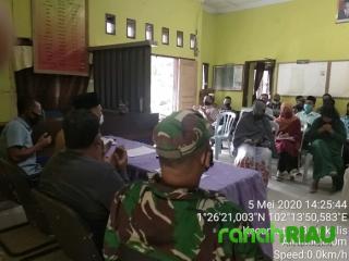 Serda Bandaruddin Bersama Penerima BLT Adakan Rakor Di Desa Tameran