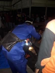 Sosok jasad Manusia Ditemukan Mengapung Di Pelabuhan Simpang Kiri