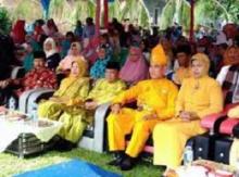 Hari kedua Lebaran, Bupati Harris menghadiri acara Adat di Gunung Sahilan Kampar Kiri