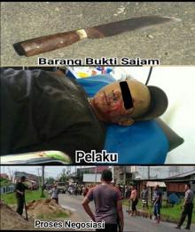 Waduhhh..Tanpa Sebab, Pria Ini Ludahi Anak Lagi Beli Sarapan dan Mengamuk Dengan Sebilah Pisau..