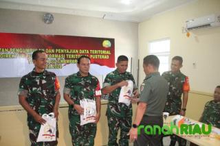 Kodim 0313/KPR terima Kunjungan dari Tim Pusterad