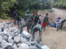 Danramil 02/BMR Nilai Desa TMMD 104 Bernilai Strategis