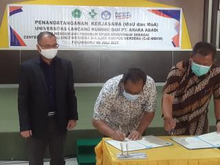 Jadikan Mahasiswa Siap Kerja, Unilak Teken MoU dan MoA Bersama dengan PT Arara Abadi