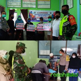 Serda Mhd Alimran Dampingi Pengawasan Salurkan BLT-DD Sebanyak 133 KK di Desa Bantan Sari
