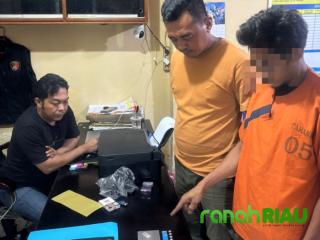 Jemput Sabu ke Kuansing, Pemuda Peranap Diringkus di Dalam Kamar Sendiri