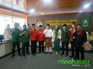 Diusung Dua Partai Besar, Paslon KDI Kade - Iyeth Siap Melaju di Pilkada Bengkalis