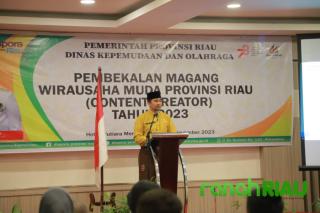 Puluhan Pemuda Riau dikirim ke Jabar, Ikuti Pelatihan Content Creator