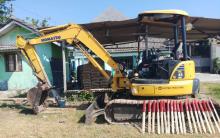 Alat Berat Diterjunkan, Siap "Ratakan" Desa TMMD