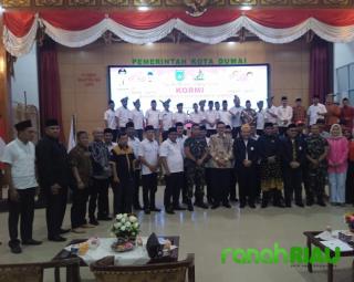 Lantik Kormi Kota Dumai, Indra Gunawan serukan kolaborasi untuk kemajuan Olahraga