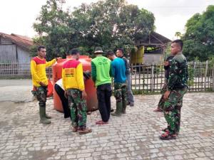 Atasi Krisis Air Bersih Satgas TMMD Tegal Siapkan Tangki Air