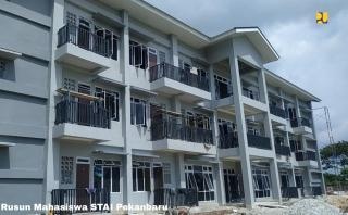 Kementerian PUPR selesaikan dua Rusun lembaga Pendidikan di Pekanbaru