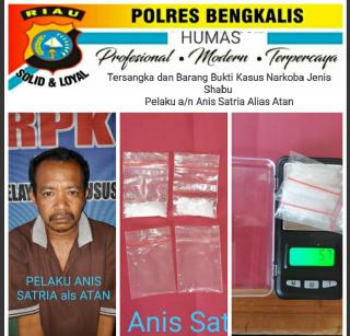 Polres Bengkalis Berhasil Ringkus Dua Terduga Bandar Narkoba