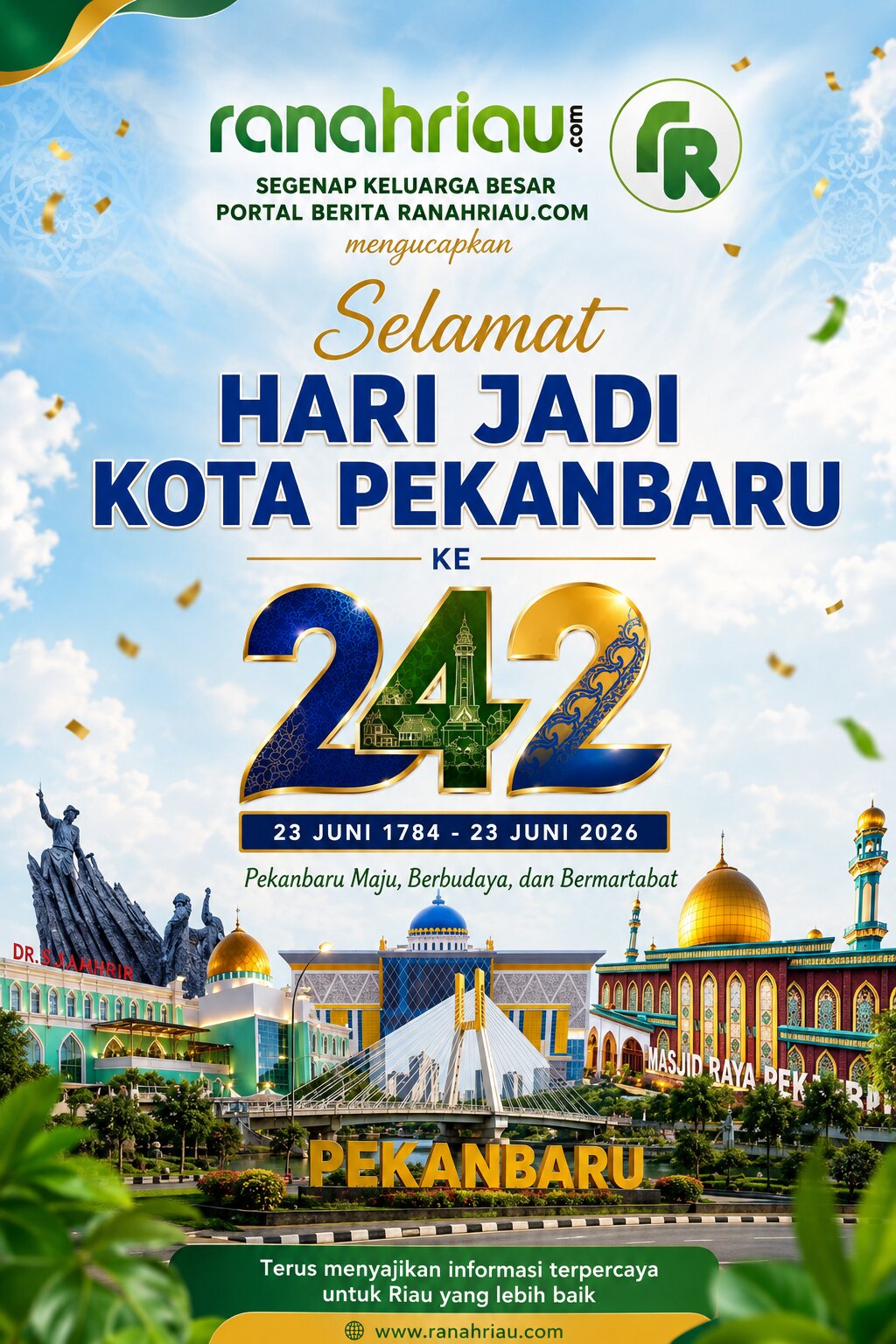 Hari jadi pekanbaru dari ranahriau